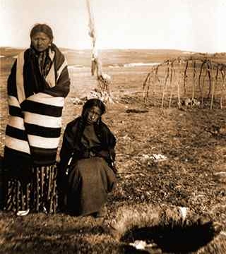 turn of the century Sioux sweat lodge site
